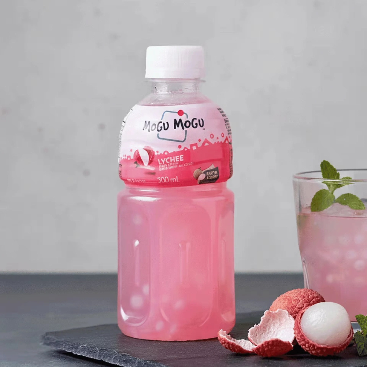 Lychee Fruit Drink with Nata De Coco